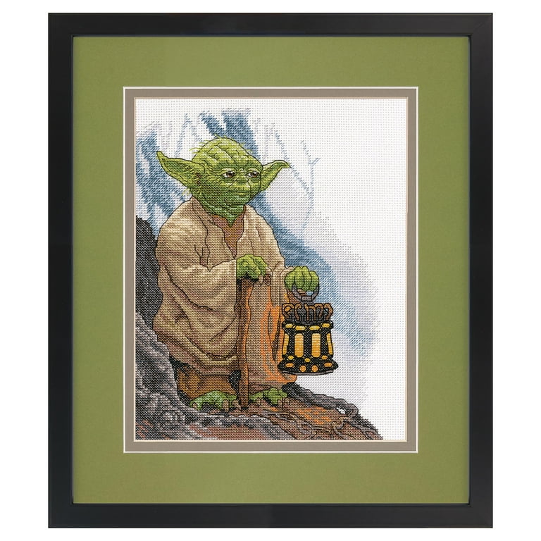 Star Wars™ 8 star-wars-8-x-10-yoda-counted-cross-stitch-kit-by-dimensions-multi-color-1-each-walmart-com
