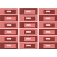 thumbnail image 1 of Ahgly Company Machine Washable Indoor Rectangle Transitional Red Area Rugs, 2' x 4', 1 of 7