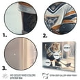 thumbnail image 3 of Designart Anime Hocket Cat On Ice Rink I Canvas Wall Art, 3 of 5