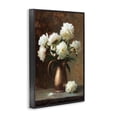 thumbnail image 2 of Stupell Industries Victorian Bronze Vase Peonies Black Framed Giclee Art, 12 x 18, by Petals Prints Design, 2 of 8