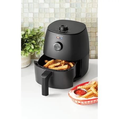 Mainstays 2.2 qt Air Fryer, Black - Automatic Shutoff, Nonstick