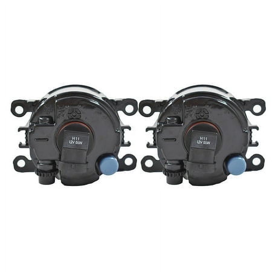 Genrics For 2015-2018 Jeep Renegade Fog Light Driving Lamp w/Light Bulbs Clear Lens Pair