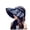 Black, variant on Bucket Hat Summer Sunshade Hat Protection Dual Use Hair Hoop Sun Hat for Women Outdoor Beach Soft Foldable Wide Bri