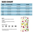 thumbnail image 6 of Bixox Men's Strawberry and Lemon Printed Shirt Sleeveless Fitness Tank Top-Large, 6 of 7