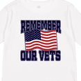 thumbnail image 4 of Inktastic Veteran Remember Our Vets Boys or Girls Long Sleeve Toddler T-Shirt, 4 of 5