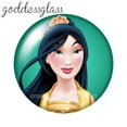 thumbnail image 1 of Princesas de Disney, Blancanieves, Alicia, Cenicienta, cabujón de cristal redondo, collar de espalda plana, fabricación de hallazgos, 12mm, 18mm, 20mm, 25mm, 10 piezas, 1 of 4
