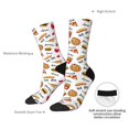 thumbnail image 4 of Vsdgher Fast Food Crew Socks for Men & Women, Breathable Casual Athletic Ankle Socks, 4 of 6