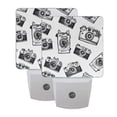 thumbnail image 7 of Hand Drawn Camera Night Light 2 Pack LED Nightlight Plug into Wall Dusk to Dawn Sensor Soft White, 7 of 7