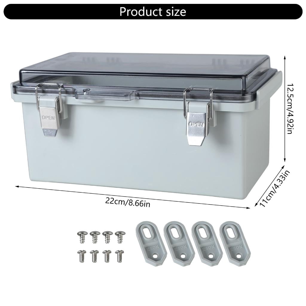 CEORPER Junction Box for Protections Power Strips Waterproof Outdoor Cable Junction Box