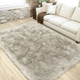 thumbnail image 4 of Lochas Soft Fluffy Rugs Faux Sheepskin Area Rug for Bedroom Living Room Bedside Carpet Nursery Washable Floor Mat,3'x5',Beige, 4 of 5