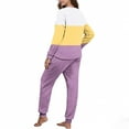 thumbnail image 7 of yillto Women Fleece Lounge Sets Long Sleeve Pajama Set Casual 2 Piece Pjs Outfit Fall Winter Sleepwear, 7 of 7