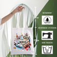 thumbnail image 2 of WZMPA Singer Album Show Tote Bag Singer Concert Gift The Show Reusable Grocery Bag Singer Merchandise, 2 of 7