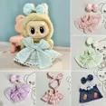 thumbnail image 4 of Para 15-17cm Labubu Idol sentado fiesta dulce falda a cuadros diadema conjunto ropa regalo Mini ropa de muñeca de peluche accesorios de atuendo, 4 of 5