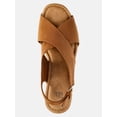 thumbnail image 4 of Time and Tru Women's X-Band Heeled Sandals, 4 of 6