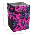 thumbnail image 5 of Print Mini Trash Can for Car - Foldable, with Lid, Leak-Proof, Hanging Storage Bag, 5 of 6
