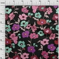 thumbnail image 3 of oneOone Georgette Viscose Pink Fabric Floral Dress Material Fabric Print Fabric By The Yard 42 Inch Wide, 3 of 4