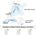 thumbnail image 5 of Potty Training Toilet Seat with Anti-Slip Step Ladder Toddler Toilet Potty Chair, 5 of 8