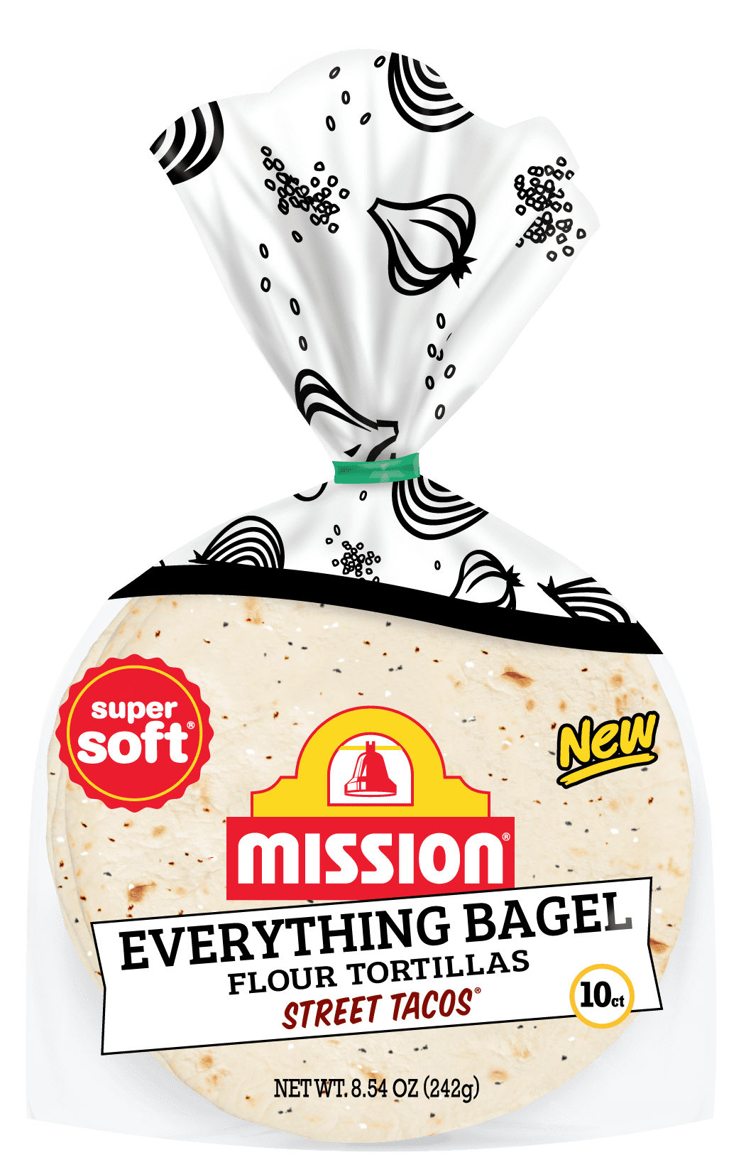 Mission Everything Bagel Street Tacos, 10 Count