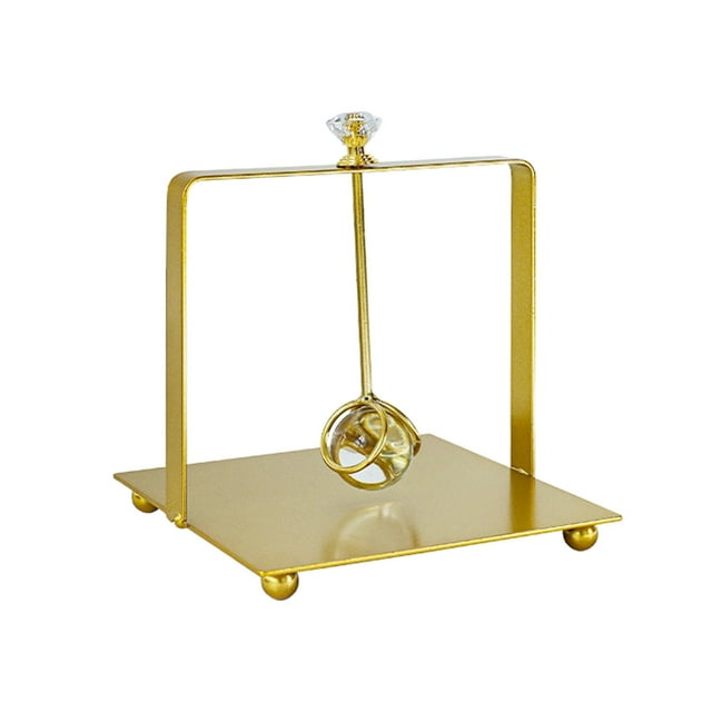 Porte-serviettes en Papier Plat Rack Stockage Lettres Organisation Serviette Distributeur Plateau Or
