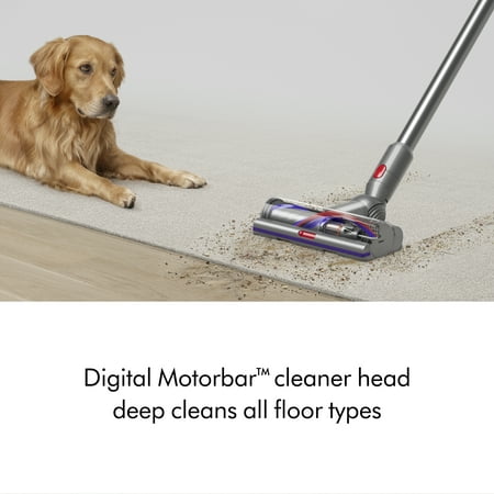 Dyson - V15 Detect Cordless Vacuum with 8 accessories - Yellow/Nickel