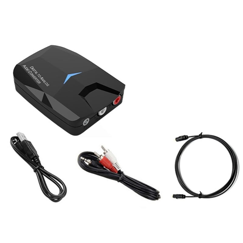 2 in 1 Digital to Analog Adapter DC 5V TV Bluetooth 5.0 Optical Audio