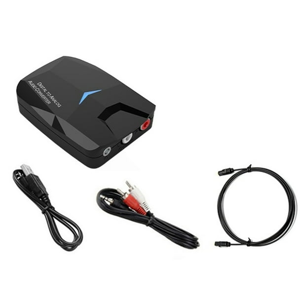 2 in 1 Digital to Analog Adapter DC 5V TV Bluetooth 5.0 Optical Audio