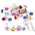 thumbnail image 2 of Pack de 100 clips de patrón, mini brads brads redondos brazos patrón de clips de bolsa, , clips de patrón de bandadas metálicas redondas para scrapbooking, Sincero Hogar, 2 of 6