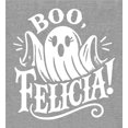 thumbnail image 4 of Boo Ghost Felicia Adult Heather Gray Crew Neck Short Sleeve Tee-Medium, 4 of 4