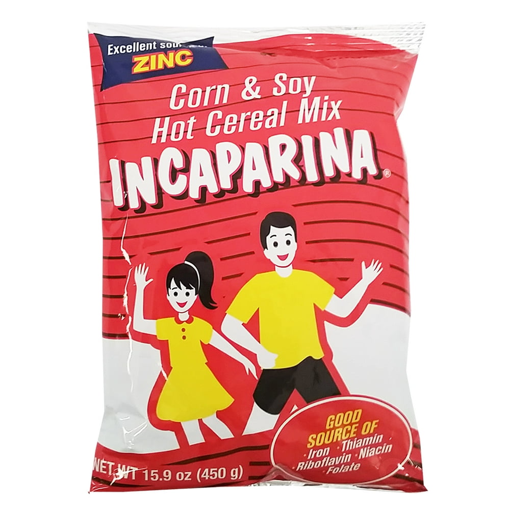 Incaparina Corn & Soy Cereal 15.9 oz Cereal de Maiz y Soya (Pack of 6