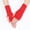 Red, variant on Vorkoi Knitted Fingerless Gloves for Women Winter Thumbhole Wrist Warmer Men Crochet Arm Warmers Hand Mittens