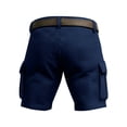 thumbnail image 5 of Cargo Shorts Men Textured Lightweight Performance Hiking Cargo Shorts Summer Relaxed Running Outdoor Shorts, 5 of 5