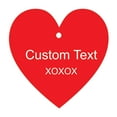 thumbnail image 1 of 100 PCS Personnalisé Fait n'Importe Quel Texte Accrocher Tags Coeur Forme Personnalisé Mariage Faveur Cadeau Tags, 1 of 1