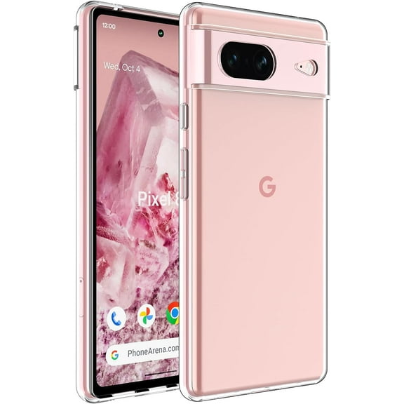 Google Pixel 8 Case, Ultra [Slim Thin] Flexible Clear TPU Phone Case for Google Pixel 8 Gel Rubber Soft Skin Silicone Protective Case, Anti-Yellowing, Drop Protection,Transparent