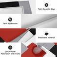 thumbnail image 6 of Outdoor Rug 3x5 ft Abstract Geometric Outdoor Large Area Rug Non Slip Rubber Mid Century Red Nordic Front Door Mat RV Rug Camping Carpet Patio Outdoor Rugs for Backyard Balcony Deck Porch Indoor, 6 of 9
