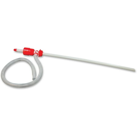 High Viscosity Drum Pump - Impact Products, IMP2300, Siphon Drum Pump, 1 Each, Red,White