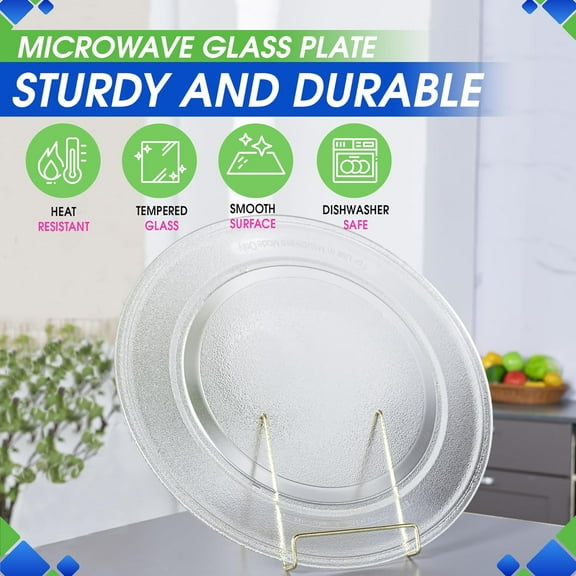 16 Inch Microwave Turntable Plate Replacement for  -  Glass Dish Tray