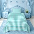 thumbnail image 2 of meiyoeat Geometric Plaid Twin Duvet Cover For Kids,Blue Classic Checkered Twin Bedding For Boys,Reversible,2-Piece(No Comforter), 2 of 6