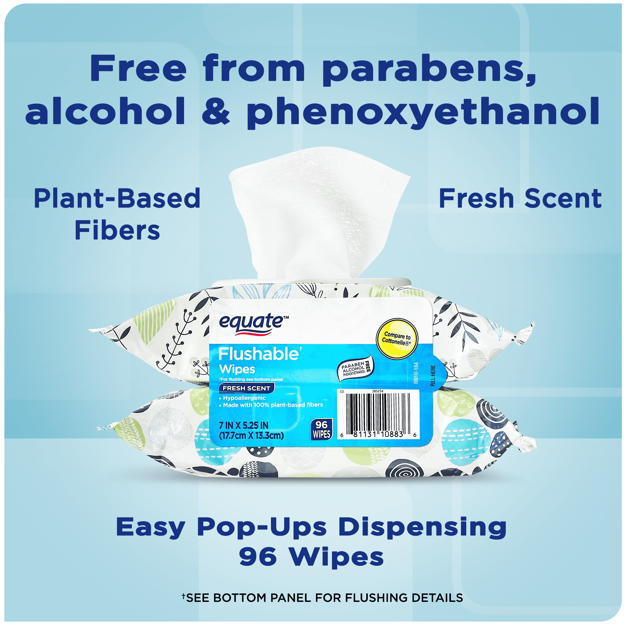 flushable diaper wipes