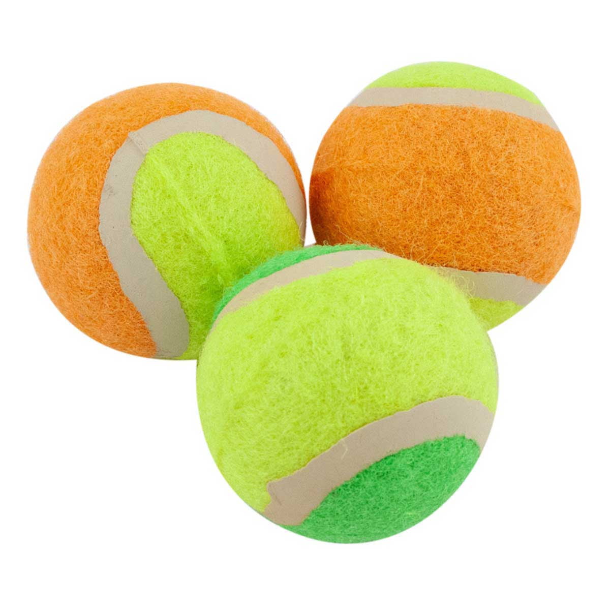 3 PACK Tennis Balls Durable Strong Sports Balls Light Green Colour Ideal For Outdoor Sports And Playing Fetch 