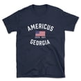 thumbnail image 1 of Americus Georgia Patriot Men's Cotton T-Shirt, 1 of 1
