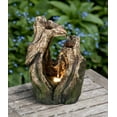thumbnail image 1 of TREE TRUNK FOUNTAIN W/LED, 1 of 5