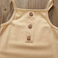 thumbnail image 3 of adviicd Unisex Baby Clothes Baby Bodysuit Dress Baby Short Sleeve Bodysuits,Summer Boys Girls Beige 0-3 Months, 3 of 5