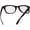 Atlee Black, variant on LifeArt Blue Light Blocking Glasses, Anti Eyestrain, Computer Reading Glasses, Gaming Glasses, TV Glasses for Women Men, Anti Glare (Black, +1.25 Magnification)