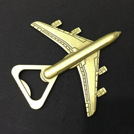 

Airplane Bottle Opener Aviation Gifts for Pilot Airplane Decor Birthday Gift for Veteran Plane Beer Bottle Opener.