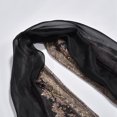 thumbnail image 6 of HNMKIU Wraps Women Elegant Sun Sleeve Arm Thin Long Ice Silk Chiffon Cardigan Wraps Black,One Size, 6 of 8