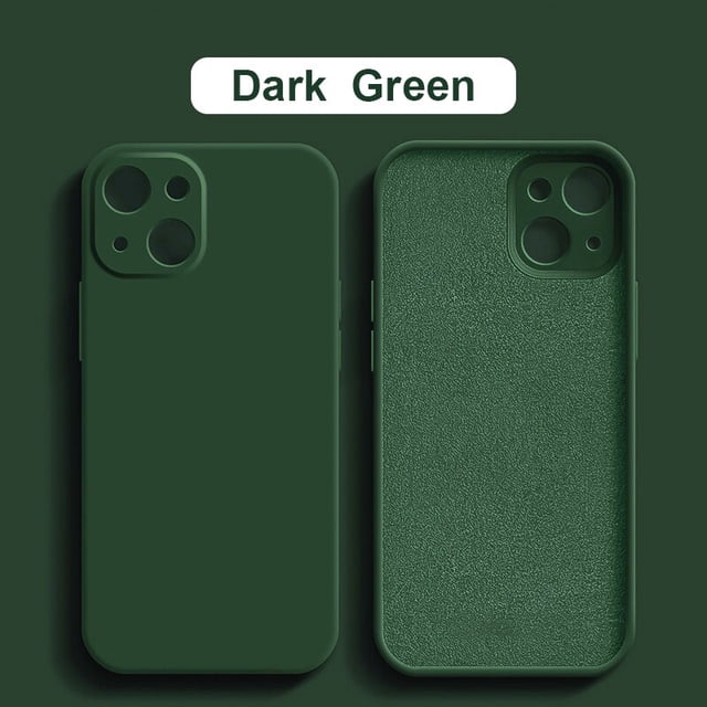 Funda de silicona líquida cuadrada 100wd para iPhone 13 12 11 Pro Max Mini XS X XR 7 8 Plus SE 2020 cubierta de protección de lente completa Tan Jianjun unisex