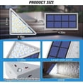 thumbnail image 6 of Solar Stair Lights 6 Pack, Solar Step Lights Waterproof IP67, Outdoor Step Light with 13 LEDs, Outdoor Lighting Decor for Yard Stair, Patio, Front Step, Front Porch and Deck(Cool White), 6 of 7