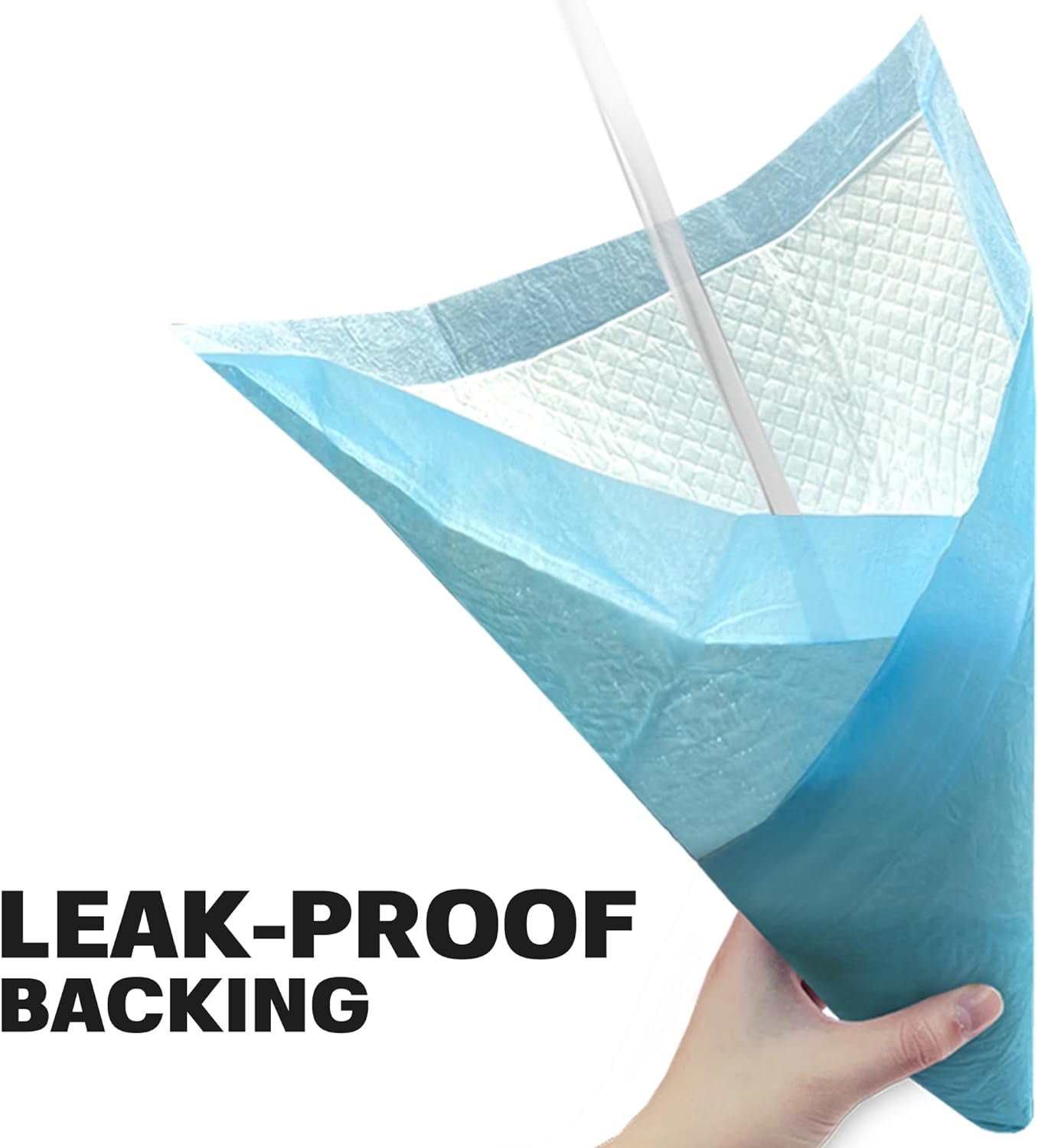 Small Puppy Pads Leak-Proof 17"x24"| Pee Pads for Dogs Ultra Absorbent 6-Layer - Dog Pee Pads, Dog Pads, Potty Pads for Dogs, Training Pads for Dogs, Dog Pad for Cat, Rabbit, Guinea Pig