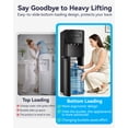thumbnail image 3 of Nepsam Bottom Loading Water Dispenser, 5 Gallon Water Cooler with Child Lock, Instant Hot & Room & Cold Water for Home and Office, Black, 3 of 8