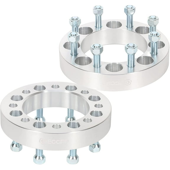 SCITOO 2X 8x6.5 to 8x6.5 1.5" Wheel Spacers 8x165.1mm 8 Lug fit for GMC 2500 3500 HD Dufor Ramax Diesel 1988-2000 for Chev-r-olet K2500 K3500 Pickup C2500 C3500 Pickup